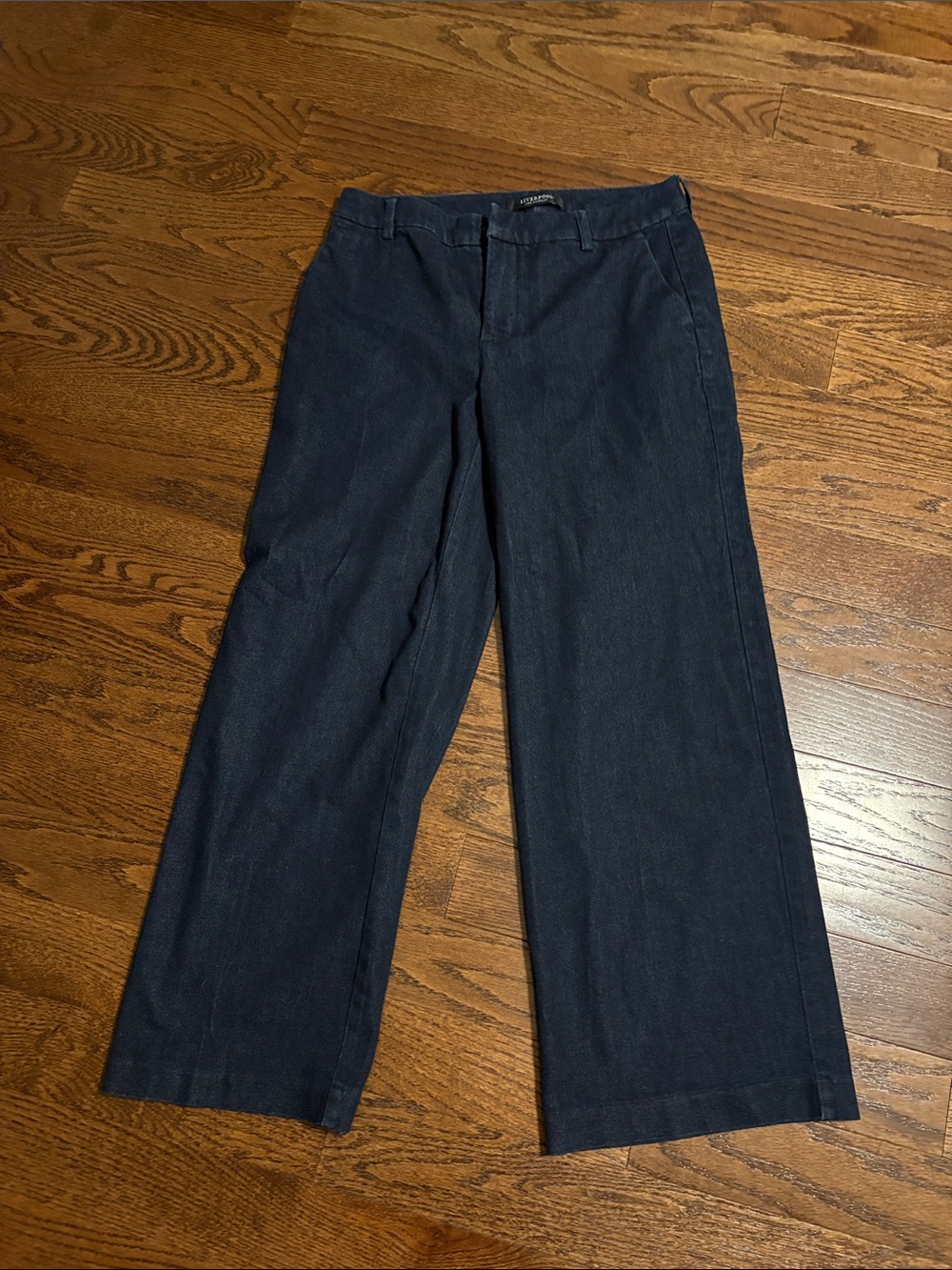 Liverpool Navy Wide-Leg Women’s Jeans